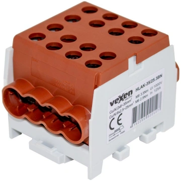 HLAK terminals Al/CU 2x35-6x25mm - brūns VEXEN ele
