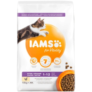 Sausā barība kaķēniem - IAMS CAT KITTEN CHICKEN, 2