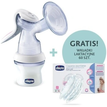 Manuāls piena pumpis Chicco Natural Feeling + 60 k