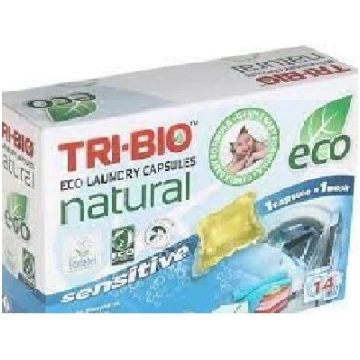 Veļas mazgāšanas kapsulas TRI-BIO Eco Natural, Sen
