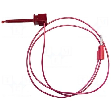 Test leads | 5A | clip-on hook probe,banana plug 4