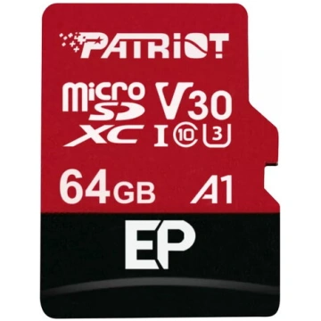 Zibatmiņa Patriot 64GB MicroSDXC PEF64GEP31MCX