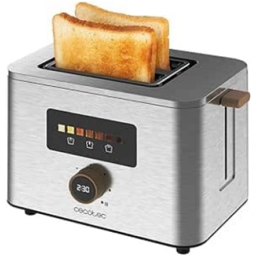 Cecotec Vertikaler Toaster 2 Kurze Schlitze Touch&