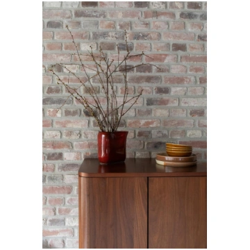 Vase Edna S Red Zuiver, White Label Living