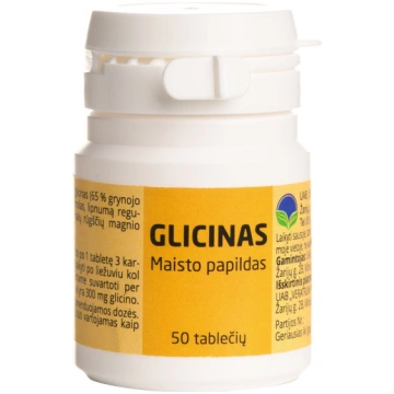 Glicīns, tabletes, N50 Medicata Filia