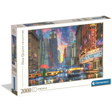 Clementoni CLE puzzle 2000 HQ Rainy Manhattan 3208