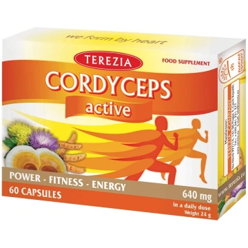 Terezia Cordyceps active kapsulas, 60 gb