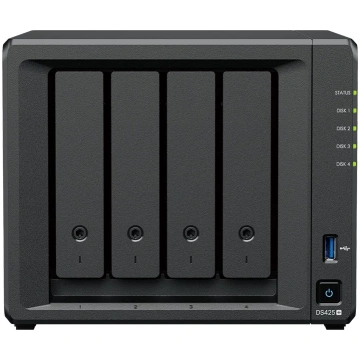 NAS krātuves serveris SYNOLOGY DS425+ — 4 nodalīju