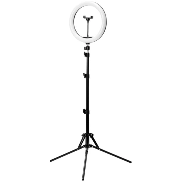 Kosmetoloģijas LED grima lampa ar statīvu GLOW RIN