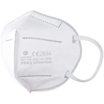 Respirators FFP2, balts, 2 gab. EU