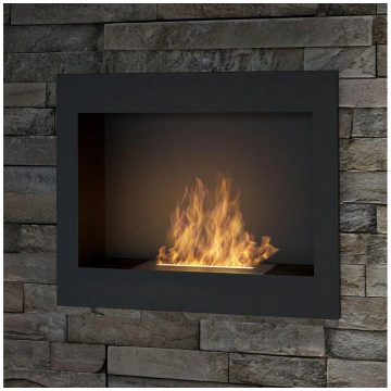 InFire - Iebūvējams BIO kamīns 49x60 cm 3kW melna