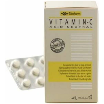 Diafarm C vitamīns suņiem un kaķiem, 90 tabletes