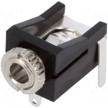 Socket | Jack 3,5mm x 18,6mm | female | mono | wit