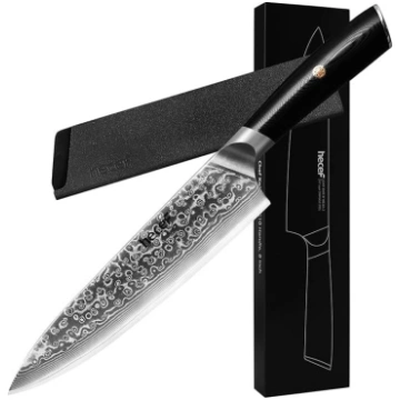 Japāņu nazis, hecef 20 cm damaskas nazis ar G10 ro
