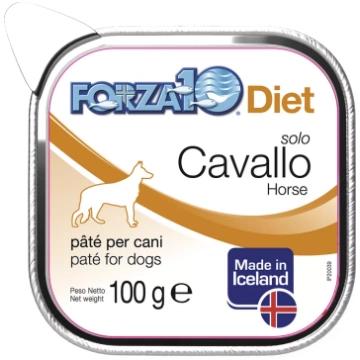 FORZA10 Solo Diet Zirgs, Suņiem pastēte, 100 g
