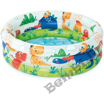 INTEX 3 riņķu baseins mazuļiem Dino, 60 cm