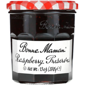 Bonne Maman, Raspberry Preserves, 13 oz (370 g)