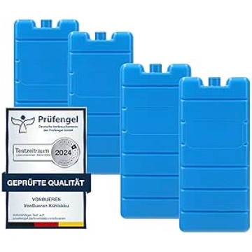 VonBueren 2-30 Ice Packs for Cool Bag 12 Hours Lon