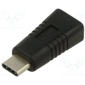 Adapter; USB 2.0; USB B micro socket,USB C plug | 