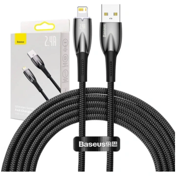 USB cable for Lightning Baseus Glimmer Series, 2.4