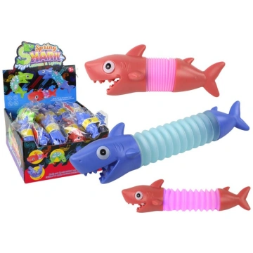 Antistresa rotaļlieta Pop Tube LED – Haizivs, 1 ga