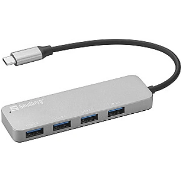 Sandberg SANDBERG USB-C to 4 x USB 3.0 Hub SAVER 1