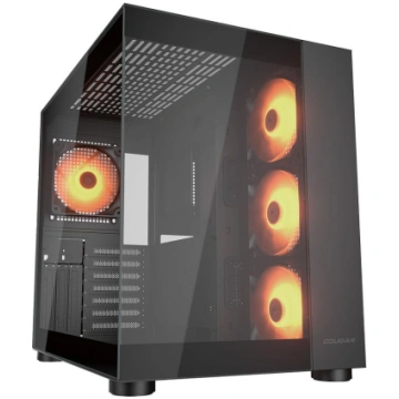 Cougar fv150 rgb pc case, mid tower, black SuperMe