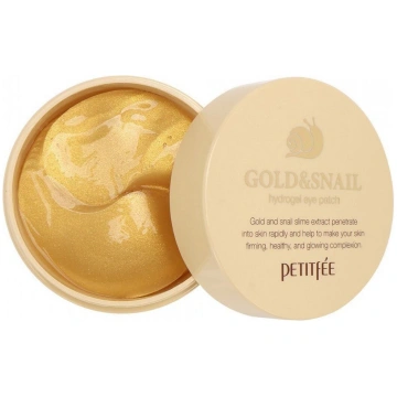 Acu maska Petitfee Gold & Snail Hydrogel Eye Patch