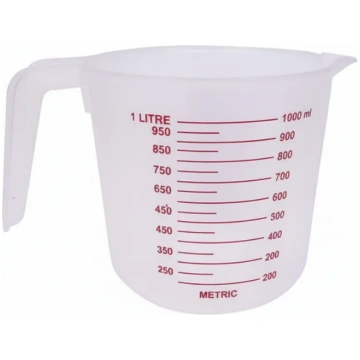 Caraffa Dosatrice Graduata 1L con 3 Scale Metriche