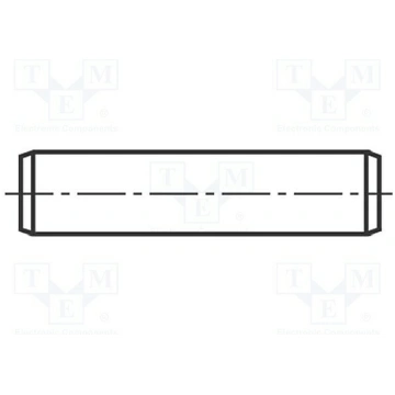 Cylindrical stud; stainless steel; BN 684; Ø: 3mm;