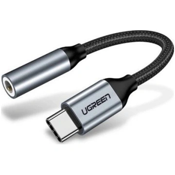 Adapter USB Ugreen USB-C - Jack 3.5mm Srebrny (306