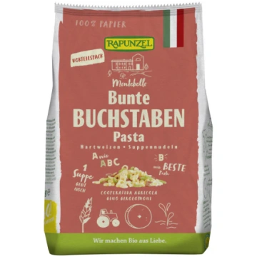 Rapunzel BIO pasta / makaroni zupai Krāsainie burt