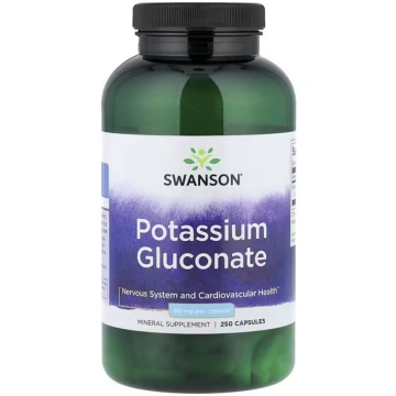 Swanson Vitamins, Potassium Gluconate, 99 mg, 250 