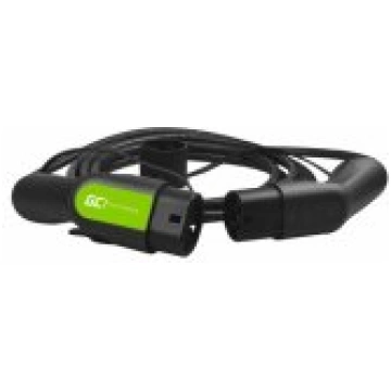 Green Cell EV13 Type 2 3.6kW 5m Black Uzlādes stac