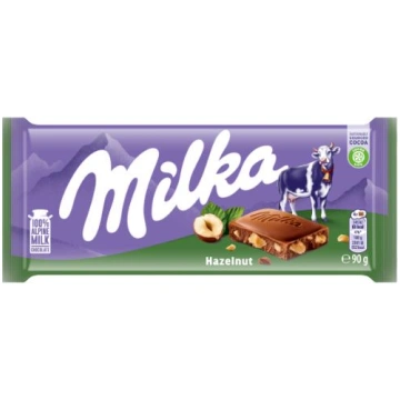 Milka Šokolāde BROKEN HAZELNUTS 90g 450-27425