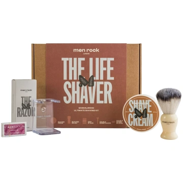MEN ROCK Sandalwood, Ultimate Shaving komplekts, 1