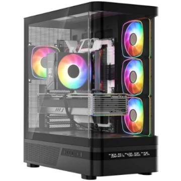 PC case Volcano AQ200 ARGB MIDI BLACK