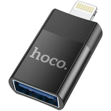 Hoco USB A to Lightning OTG Adapter UA17 black 693