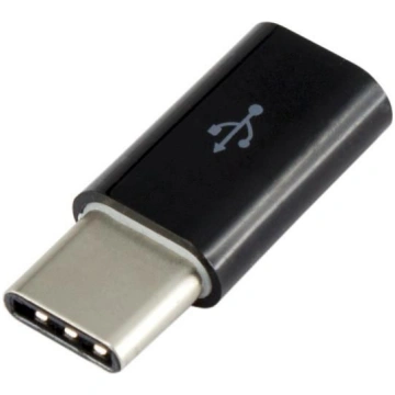 Sbox Sbox Micro USB 2.0 F. -> TYPE C M. Black AD.U