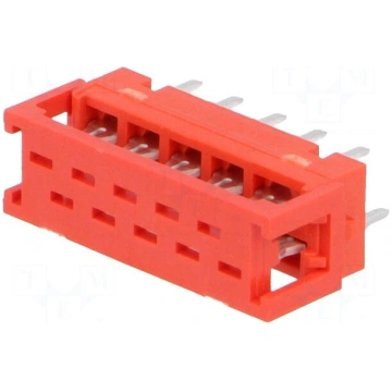 Micro-MaTch | adapter | PIN: 10 | IDC,THT | on PCB