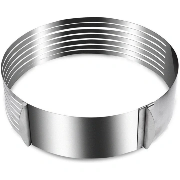 Anello taglia torte 4361 in acciaio inox con 7 sca