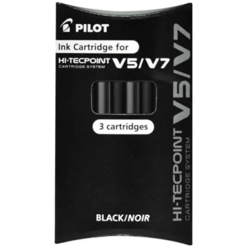 Roleris PILOT V5/V7 Medium melns, 3 gab., vidēja l