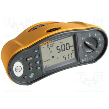 Meter: appliance meter; LCD; Earthing R range: 100