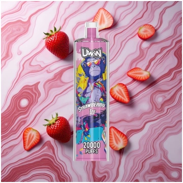 Uwin Shisha Crystal 20000 Puffs Zemeņu Ledus Latvi