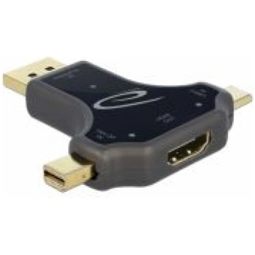 DeLOCK 3in1 Monitor Adapter USB C / DisplayPort / 