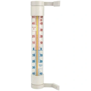 Āra termometrs, 27cm, balts Nav norādīts