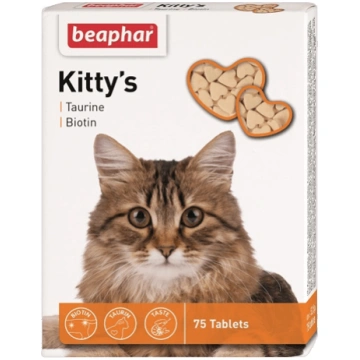 Vitamīnizēta papildbarība - Beaphar KITTY'S +