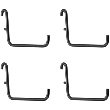 sourcing map 4 Pack L Style Pegboard Hooks 3.75 "L