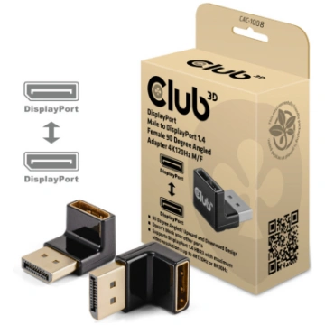 CLUB3D DISPLAYPORT MALE TO DISPLAYPORT 1.4 FEMALE 