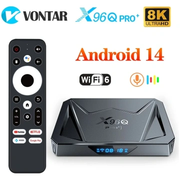 Android 14 TV Box X96 Pro Plus + 4GB RAM, 64GB ROM